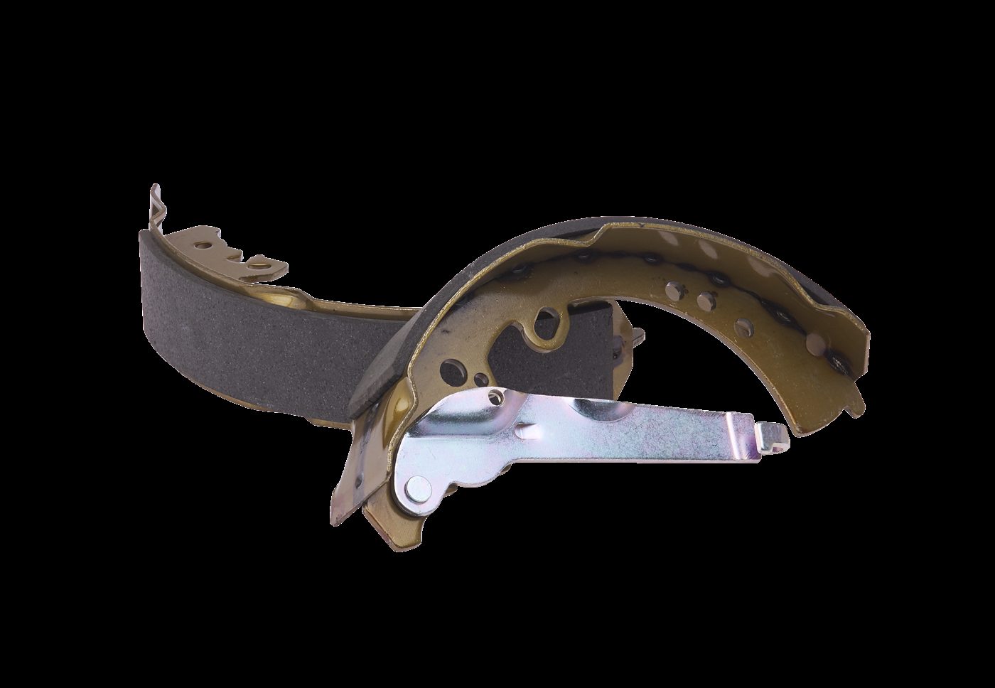 AUDAZ brake shoes — bonded and riveted friction linings for drum brakes